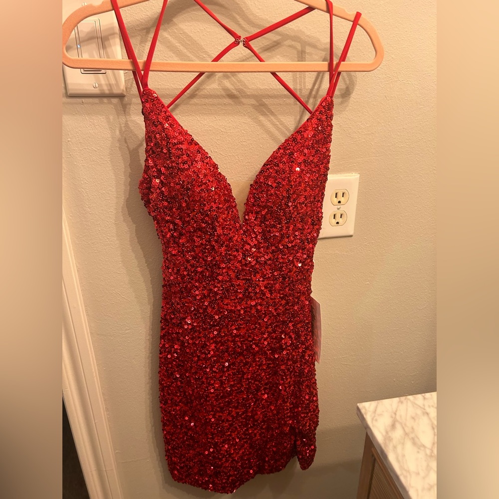 COPY - Red mini dress from blush